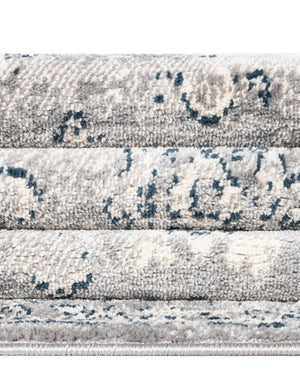 Gray 4' 1 x 6' 1 Sumter Rectangle Area Rug Contemporary Durable Easy Clean Carpet for Bedrooms, Living Areas, Dining, Office, Dorms for Sale at Rug Engine