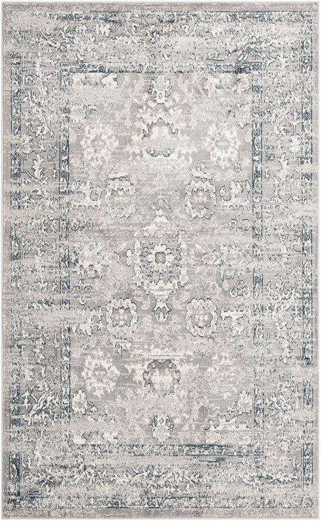 Gray 5' 1 x 8' Sumter Rectangle Area Rug Contemporary Durable Easy Clean Carpet for Bedrooms, Living Areas, Dining, Office, Dorms for Sale at Rug Engine