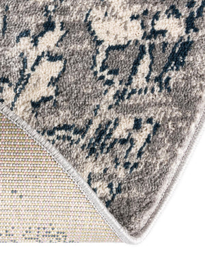 Gray 5' 1 x 5' 1 Sumter Round Area Rug Contemporary Durable Easy Clean Carpet for Bedrooms, Living Areas, Dining, Office, Dorms for Sale at Rug Engine