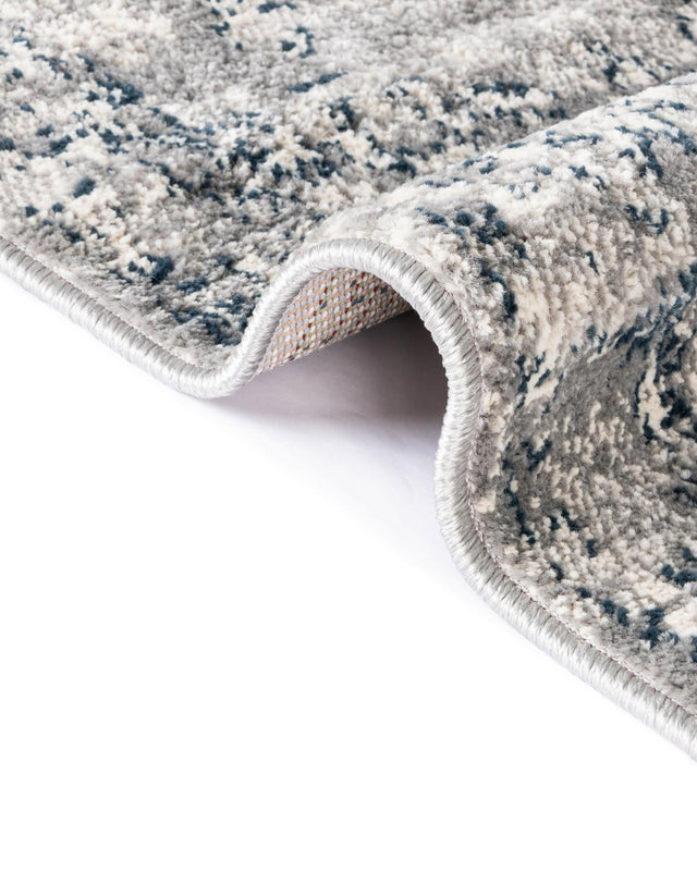 Gray 5' 1 x 5' 1 Sumter Round Area Rug Contemporary Durable Easy Clean Carpet for Bedrooms, Living Areas, Dining, Office, Dorms for Sale at Rug Engine