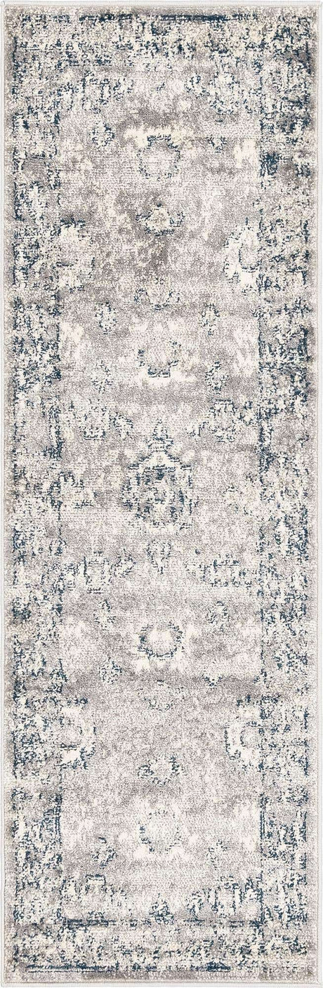 Gray 2' x 6' 1 Sumter Runner Area Rug Contemporary Durable Easy Clean Carpet for Bedrooms, Living Areas, Dining, Office, Dorms for Sale at Rug Engine