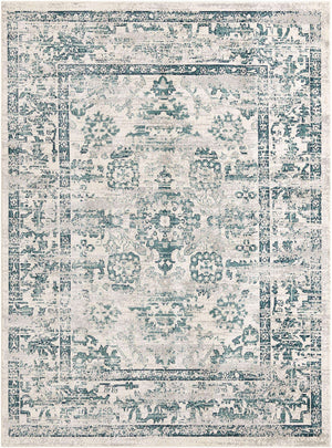 Ivory 9' x 12' Sumter Rectangle Area Rug Contemporary Durable Easy Clean Carpet for Bedrooms, Living Areas, Dining, Office, Dorms for Sale at Rug Engine
