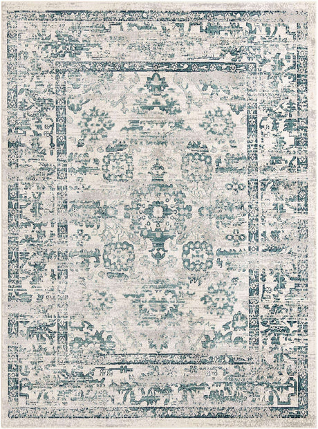 Ivory 9' x 12' Sumter Rectangle Area Rug Contemporary Durable Easy Clean Carpet for Bedrooms, Living Areas, Dining, Office, Dorms for Sale at Rug Engine