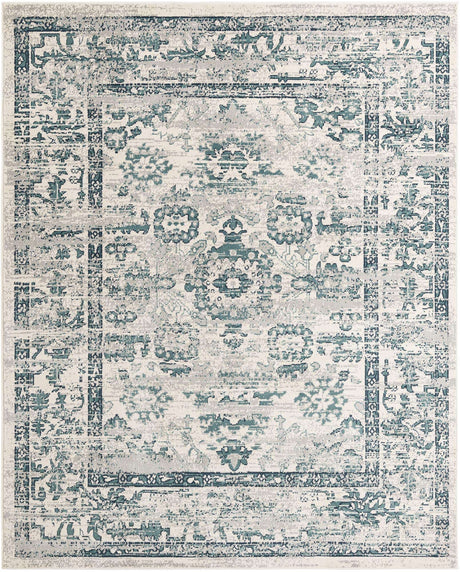 Ivory 8' x 10' Sumter Rectangle Area Rug Contemporary Durable Easy Clean Carpet for Bedrooms, Living Areas, Dining, Office, Dorms for Sale at Rug Engine