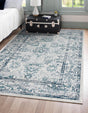 Ivory 4' 1 x 6' 1 Sumter Rectangle Area Rug Contemporary Durable Easy Clean Carpet for Bedrooms, Living Areas, Dining, Office, Dorms for Sale at Rug Engine