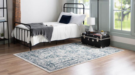 Ivory 8' x 10' Sumter Rectangle Area Rug Contemporary Durable Easy Clean Carpet for Bedrooms, Living Areas, Dining, Office, Dorms for Sale at Rug Engine