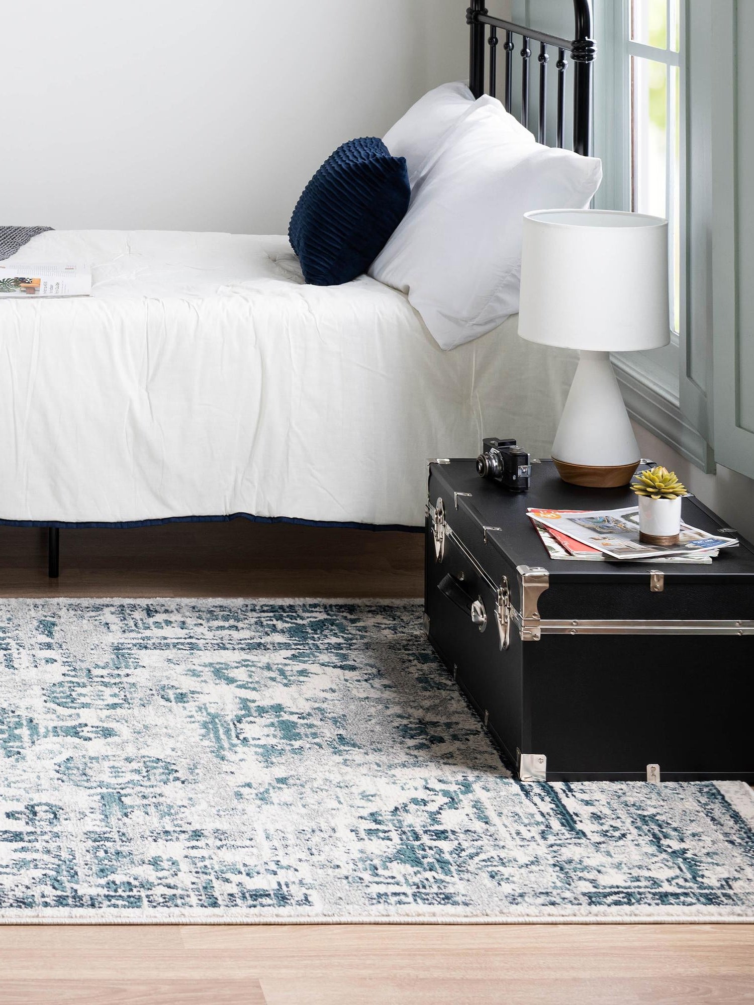 Ivory 9' x 12' Sumter Rectangle Area Rug Contemporary Durable Easy Clean Carpet for Bedrooms, Living Areas, Dining, Office, Dorms for Sale at Rug Engine