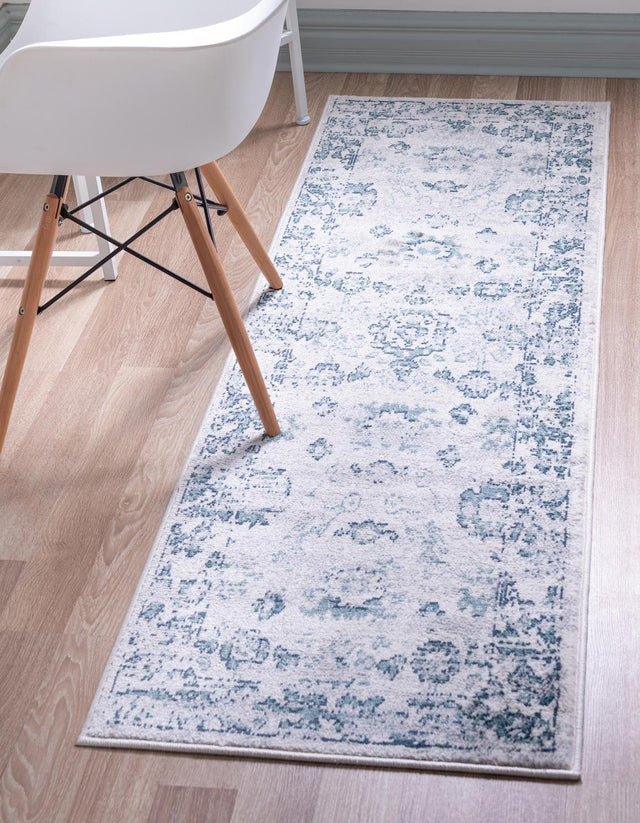 Ivory 2' 7 x 10' Sumter Runner Area Rug Contemporary Durable Easy Clean Carpet for Bedrooms, Living Areas, Dining, Office, Dorms for Sale at Rug Engine