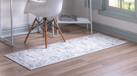 Ivory 2' 7 x 10' Sumter Runner Area Rug Contemporary Durable Easy Clean Carpet for Bedrooms, Living Areas, Dining, Office, Dorms for Sale at Rug Engine