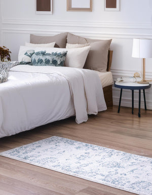 Ivory 2' x 6' 1 Sumter Runner Area Rug Contemporary Durable Easy Clean Carpet for Bedrooms, Living Areas, Dining, Office, Dorms for Sale at Rug Engine