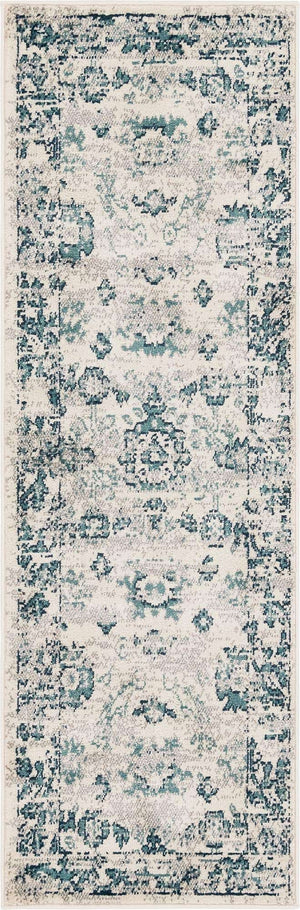 Ivory 2' x 6' 1 Sumter Runner Area Rug Contemporary Durable Easy Clean Carpet for Bedrooms, Living Areas, Dining, Office, Dorms for Sale at Rug Engine