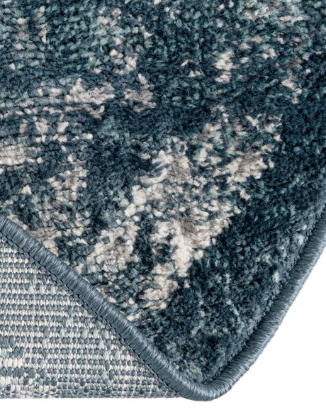 Navy Blue 5' 1 x 5' 1 Sumter Round Area Rug Contemporary Durable Easy Clean Carpet for Bedrooms, Living Areas, Dining, Office, Dorms for Sale at Rug Engine