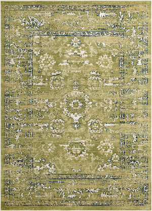 Green 9' x 12' Sumter Rectangle Area Rug Contemporary Durable Easy Clean Carpet for Bedrooms, Living Areas, Dining, Office, Dorms for Sale at Rug Engine