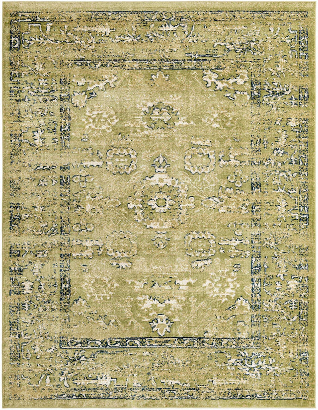 Green 8' x 10' Sumter Rectangle Area Rug Contemporary Durable Easy Clean Carpet for Bedrooms, Living Areas, Dining, Office, Dorms for Sale at Rug Engine