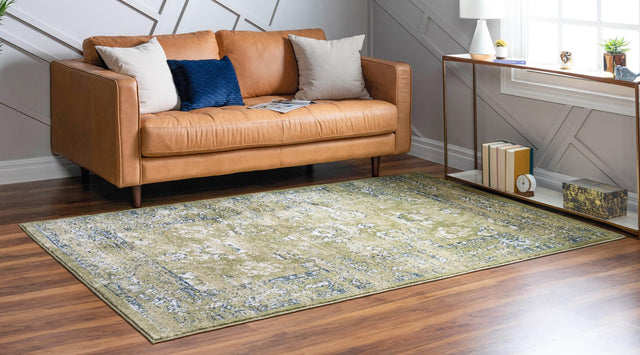 Green 9' x 12' Sumter Rectangle Area Rug Contemporary Durable Easy Clean Carpet for Bedrooms, Living Areas, Dining, Office, Dorms for Sale at Rug Engine