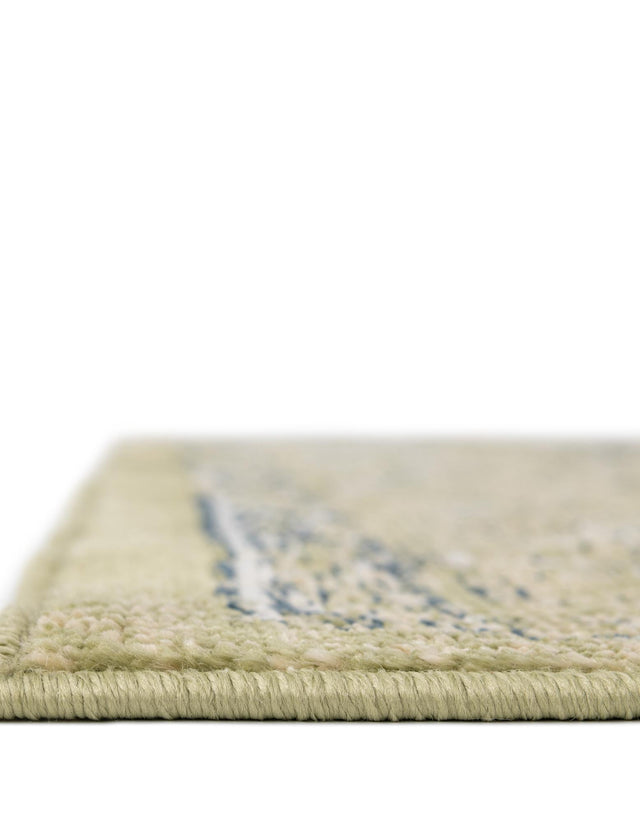 Green 2' 7 x 10' Sumter Runner Area Rug Contemporary Durable Easy Clean Carpet for Bedrooms, Living Areas, Dining, Office, Dorms for Sale at Rug Engine