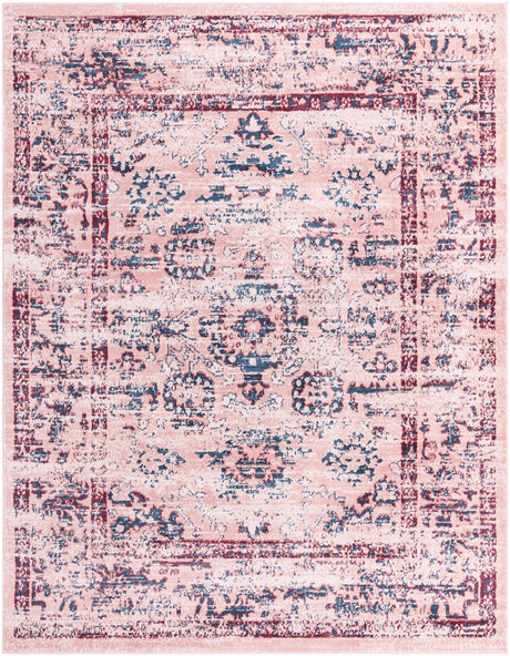Pink 8' x 10' Sumter Rectangle Area Rug Contemporary Durable Easy Clean Carpet for Bedrooms, Living Areas, Dining, Office, Dorms for Sale at Rug Engine