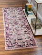 Pink 2' x 6' 1 Sumter Runner Area Rug Contemporary Durable Easy Clean Carpet for Bedrooms, Living Areas, Dining, Office, Dorms for Sale at Rug Engine