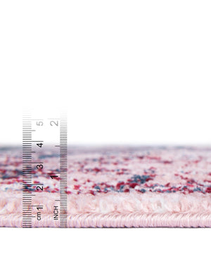 Pink 2' x 6' 1 Sumter Runner Area Rug Contemporary Durable Easy Clean Carpet for Bedrooms, Living Areas, Dining, Office, Dorms for Sale at Rug Engine
