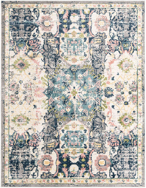 Ivory 8' x 10' Sumter Rectangle Area Rug Contemporary Durable Easy Clean Carpet for Bedrooms, Living Areas, Dining, Office, Dorms for Sale at Rug Engine