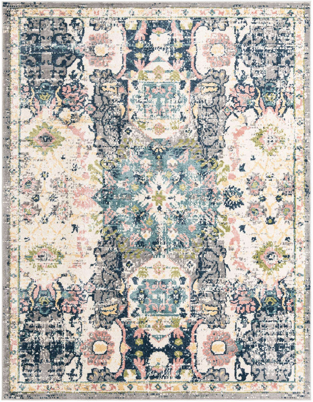 Ivory 8' x 10' Sumter Rectangle Area Rug Contemporary Durable Easy Clean Carpet for Bedrooms, Living Areas, Dining, Office, Dorms for Sale at Rug Engine