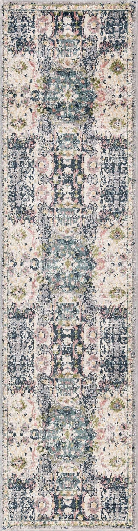 Ivory 2' 7 x 10' Sumter Runner Area Rug Contemporary Durable Easy Clean Carpet for Bedrooms, Living Areas, Dining, Office, Dorms for Sale at Rug Engine