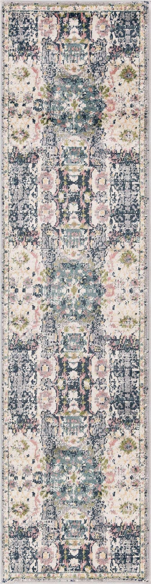 Ivory 2' 7 x 10' Sumter Runner Area Rug Contemporary Durable Easy Clean Carpet for Bedrooms, Living Areas, Dining, Office, Dorms for Sale at Rug Engine