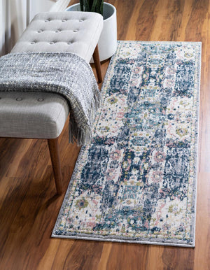 Ivory 2' 7 x 10' Sumter Runner Area Rug Contemporary Durable Easy Clean Carpet for Bedrooms, Living Areas, Dining, Office, Dorms for Sale at Rug Engine