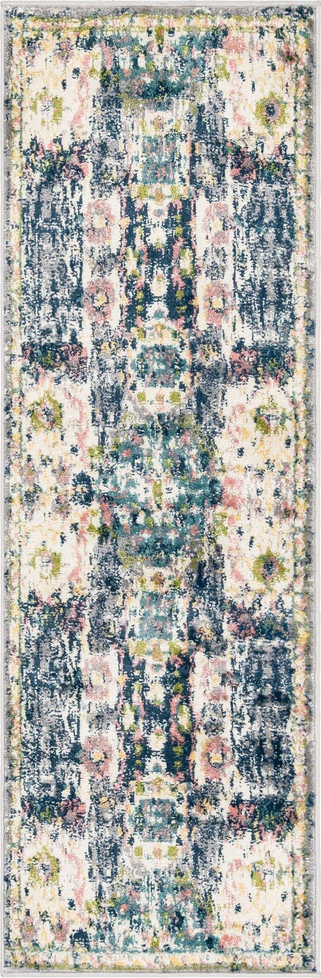 Ivory 2' x 6' 1 Sumter Runner Area Rug Contemporary Durable Easy Clean Carpet for Bedrooms, Living Areas, Dining, Office, Dorms for Sale at Rug Engine