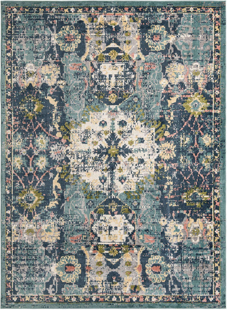 Navy Blue 9' x 12' Sumter Rectangle Area Rug Contemporary Durable Easy Clean Carpet for Bedrooms, Living Areas, Dining, Office, Dorms for Sale at Rug Engine