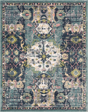 Navy Blue 8' x 10' Sumter Rectangle Area Rug Contemporary Durable Easy Clean Carpet for Bedrooms, Living Areas, Dining, Office, Dorms for Sale at Rug Engine