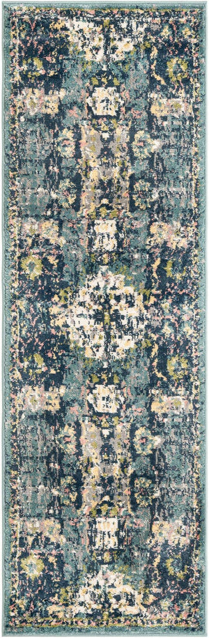 Navy Blue 2' x 6' 1 Sumter Runner Area Rug Contemporary Durable Easy Clean Carpet for Bedrooms, Living Areas, Dining, Office, Dorms for Sale at Rug Engine