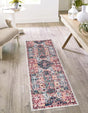 Pink 2' 7 x 10' Sumter Runner Area Rug Contemporary Durable Easy Clean Carpet for Bedrooms, Living Areas, Dining, Office, Dorms for Sale at Rug Engine