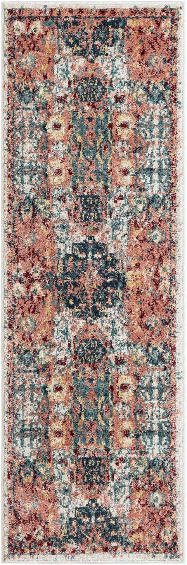 Pink 2' x 6' 1 Sumter Runner Area Rug Contemporary Durable Easy Clean Carpet for Bedrooms, Living Areas, Dining, Office, Dorms for Sale at Rug Engine