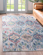 Multicolor 5' 1 x 8' Sumter Rectangle Area Rug Contemporary Durable Easy Clean Carpet for Bedrooms, Living Areas, Dining, Office, Dorms for Sale at Rug Engine