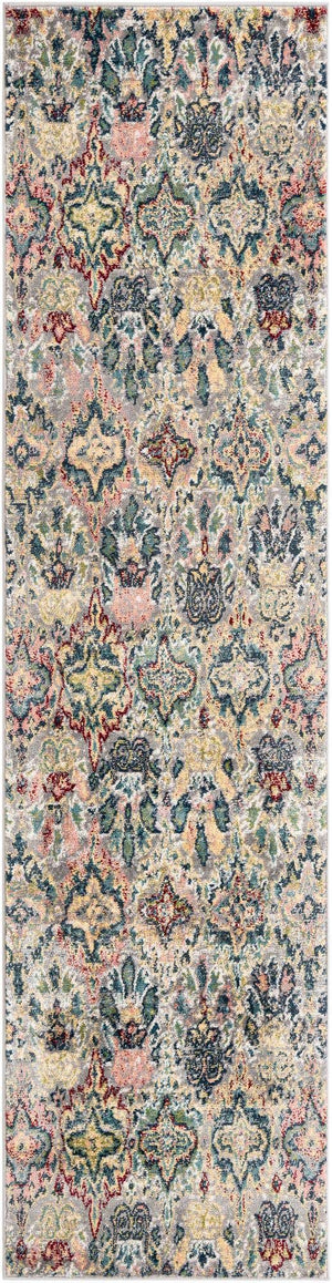 Multicolor 2' 7 x 10' Sumter Runner Area Rug Contemporary Durable Easy Clean Carpet for Bedrooms, Living Areas, Dining, Office, Dorms for Sale at Rug Engine