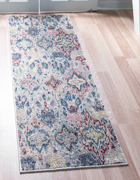 Multicolor 2' x 6' 1 Sumter Runner Area Rug Contemporary Durable Easy Clean Carpet for Bedrooms, Living Areas, Dining, Office, Dorms for Sale at Rug Engine