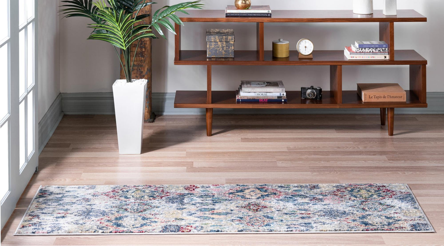 Multicolor 2' x 6' 1 Sumter Runner Area Rug Contemporary Durable Easy Clean Carpet for Bedrooms, Living Areas, Dining, Office, Dorms for Sale at Rug Engine