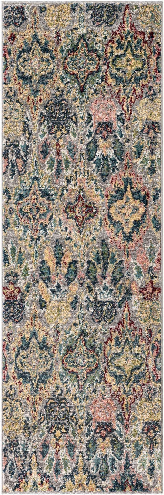 Multicolor 2' x 6' 1 Sumter Runner Area Rug Contemporary Durable Easy Clean Carpet for Bedrooms, Living Areas, Dining, Office, Dorms for Sale at Rug Engine