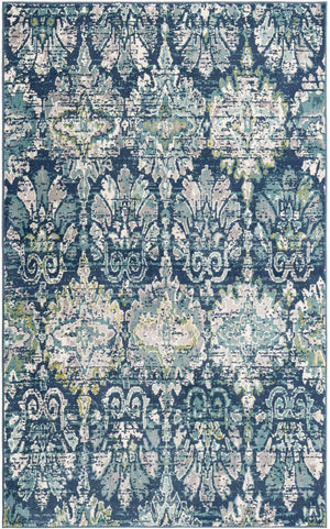 Navy Blue 5' 1 x 8' Sumter Rectangle Area Rug Contemporary Durable Easy Clean Carpet for Bedrooms, Living Areas, Dining, Office, Dorms for Sale at Rug Engine