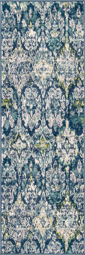 Navy Blue 2' x 6' 1 Sumter Runner Area Rug Contemporary Durable Easy Clean Carpet for Bedrooms, Living Areas, Dining, Office, Dorms for Sale at Rug Engine
