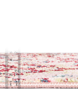 Pink 2' 7 x 10' Sumter Runner Area Rug Contemporary Durable Easy Clean Carpet for Bedrooms, Living Areas, Dining, Office, Dorms for Sale at Rug Engine