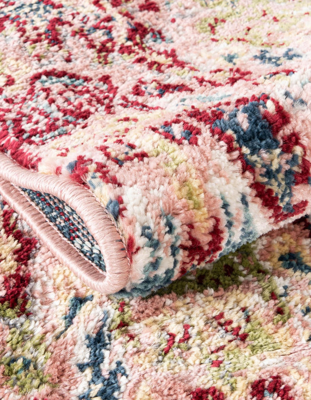 Pink 2' x 6' 1 Sumter Runner Area Rug Contemporary Durable Easy Clean Carpet for Bedrooms, Living Areas, Dining, Office, Dorms for Sale at Rug Engine