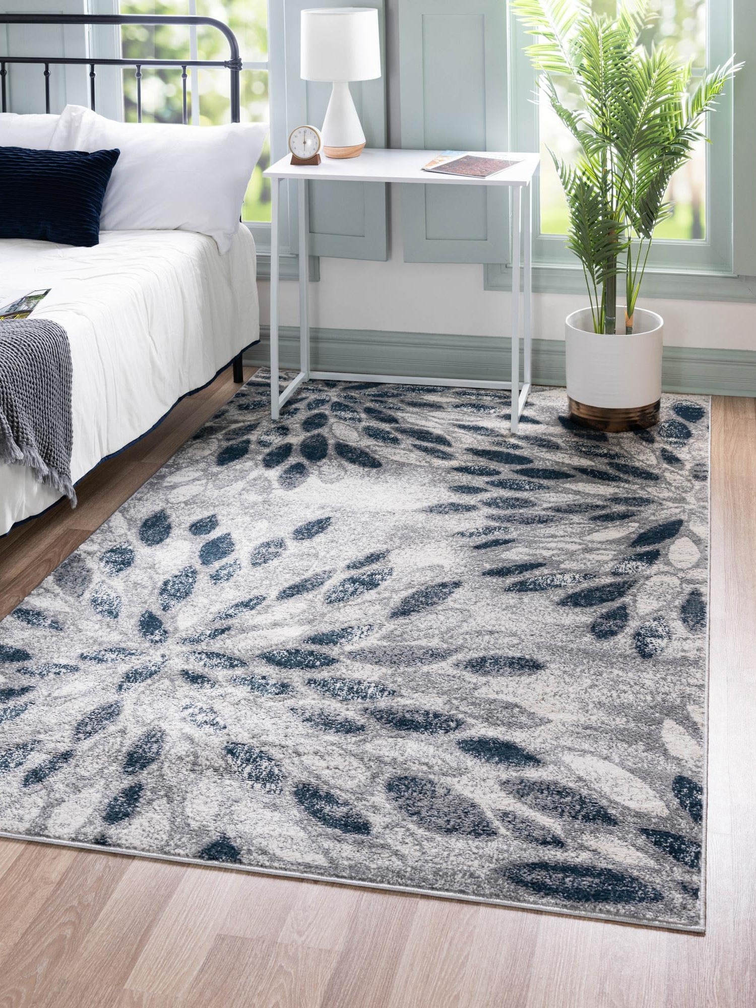 Gray 6' 1 x 9' Sumter Rectangle Area Rug Contemporary Durable Easy Clean Carpet for Bedrooms, Living Areas, Dining, Office, Dorms for Sale at Rug Engine