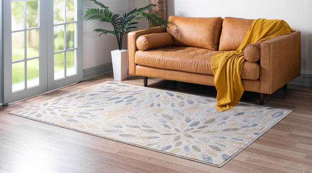 Yellow 3' 3 x 5' 3 Sumter Rectangle Area Rug Contemporary Durable Easy Clean Carpet for Bedrooms, Living Areas, Dining, Office, Dorms for Sale at Rug Engine