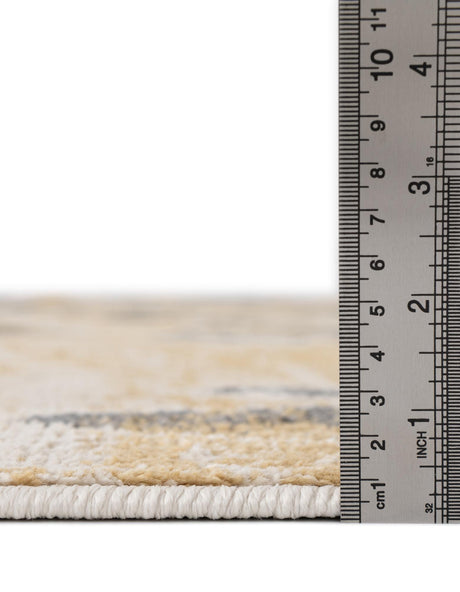 Yellow 3' 3 x 5' 3 Sumter Rectangle Area Rug Contemporary Durable Easy Clean Carpet for Bedrooms, Living Areas, Dining, Office, Dorms for Sale at Rug Engine