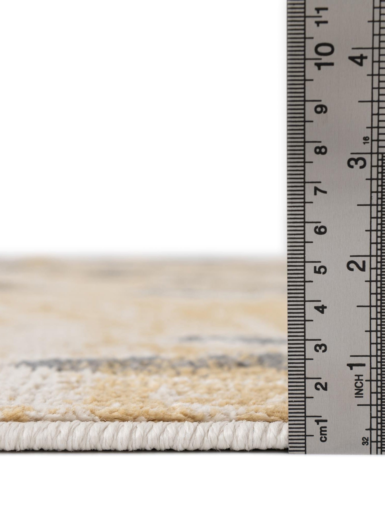 Yellow 4' 1 x 6' 1 Sumter Rectangle Area Rug Contemporary Durable Easy Clean Carpet for Bedrooms, Living Areas, Dining, Office, Dorms for Sale at Rug Engine