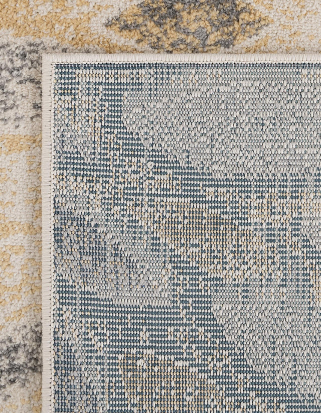 Yellow 6' 1 x 9' Sumter Rectangle Area Rug Contemporary Durable Easy Clean Carpet for Bedrooms, Living Areas, Dining, Office, Dorms for Sale at Rug Engine