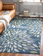 Navy Blue 9' x 12' Sumter Rectangle Area Rug Contemporary Durable Easy Clean Carpet for Bedrooms, Living Areas, Dining, Office, Dorms for Sale at Rug Engine