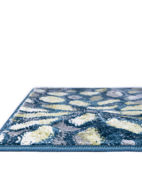 Navy Blue 4' 1 x 6' 1 Sumter Rectangle Area Rug Contemporary Durable Easy Clean Carpet for Bedrooms, Living Areas, Dining, Office, Dorms for Sale at Rug Engine